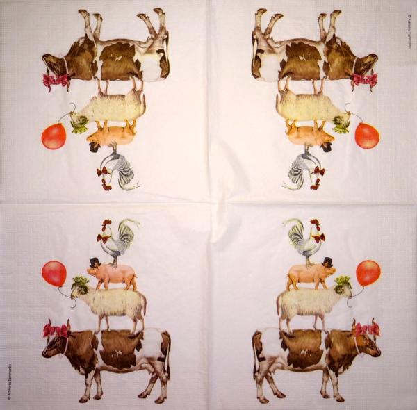 163 Cows - 3-ply - ppd - Adriana Sanmartin